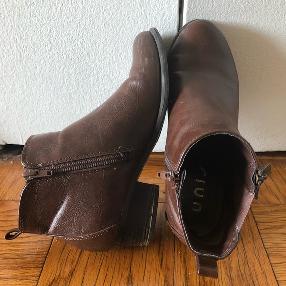 Unisa brown heeled ankle boots - Picture 2 of 6